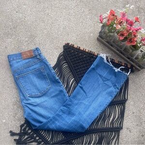 Madewell Frayed Hem Cropped Jeans Size 27 - Cali Demi-Boot